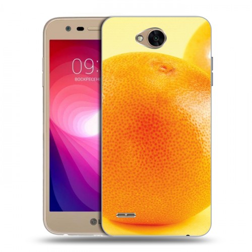 Дизайнерский пластиковый чехол для LG X Power 2 Апельсины