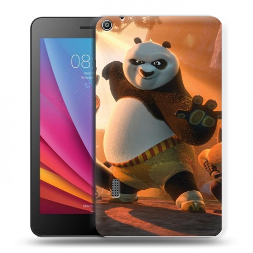 Дизайнерский силиконовый чехол для Huawei MediaPad T3 7 Кунг-Фу Панда