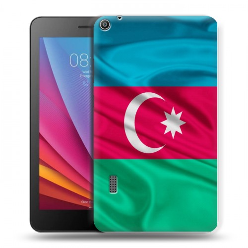Дизайнерский силиконовый чехол для Huawei MediaPad T3 7 Флаг Азербайджана