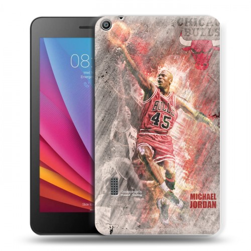 Дизайнерский силиконовый чехол для Huawei MediaPad T3 7 Майкл Джордан