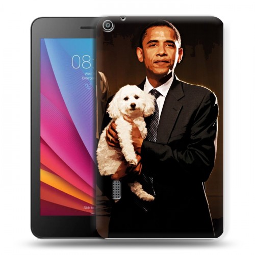 Дизайнерский силиконовый чехол для Huawei MediaPad T3 7 Барак Обама