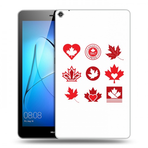 Дизайнерский силиконовый чехол для Huawei MediaPad T3 8 Флаг Канады