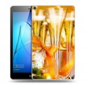 Дизайнерский силиконовый чехол для Huawei MediaPad T3 8 Новогодние бокалы
