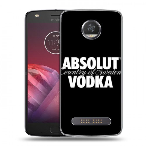 Дизайнерский пластиковый чехол для Motorola Moto Z2 Play Absolut