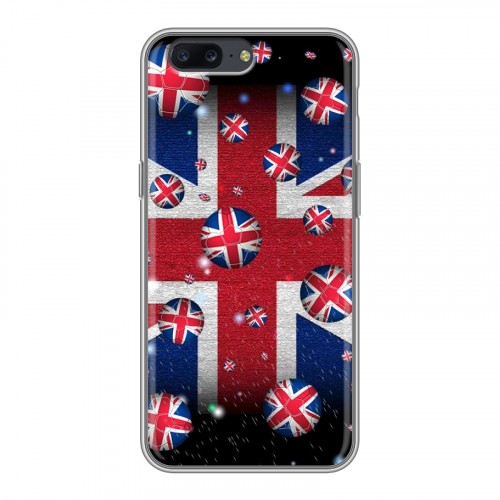 Дизайнерский пластиковый чехол для OnePlus 5 Флаг Британии