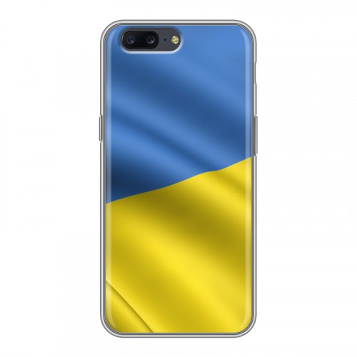 Дизайнерский пластиковый чехол для OnePlus 5 Флаг Украины