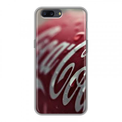 Дизайнерский пластиковый чехол для OnePlus 5 Coca-cola
