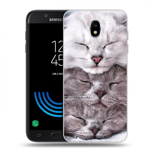 Дизайнерский пластиковый чехол для Samsung Galaxy J5 (2017) Коты