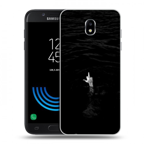 Дизайнерский пластиковый чехол для Samsung Galaxy J5 (2017) Черно и кратко