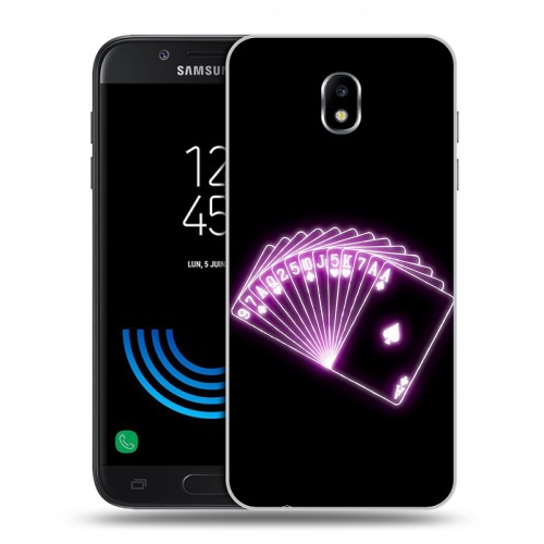Дизайнерский пластиковый чехол для Samsung Galaxy J5 (2017) Неоновые образы