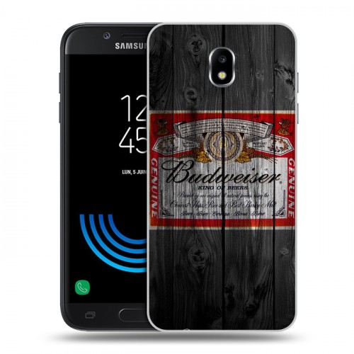 Дизайнерский пластиковый чехол для Samsung Galaxy J5 (2017) Budweiser