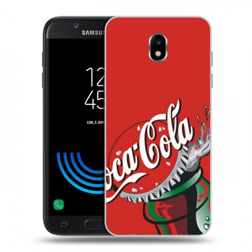Дизайнерский пластиковый чехол для Samsung Galaxy J5 (2017) Coca-cola