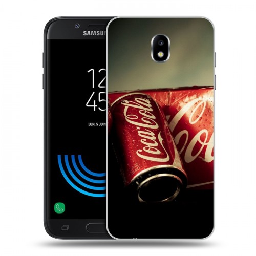 Дизайнерский пластиковый чехол для Samsung Galaxy J5 (2017) Coca-cola