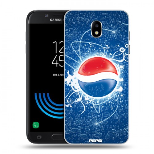 Дизайнерский пластиковый чехол для Samsung Galaxy J5 (2017) Pepsi
