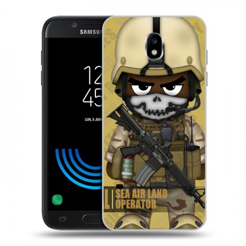 Дизайнерский пластиковый чехол для Samsung Galaxy J5 (2017) Армейцы мультяшки