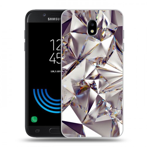 Дизайнерский пластиковый чехол для Samsung Galaxy J5 (2017) Кристаллы