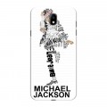 Дизайнерский силиконовый с усиленными углами чехол для Samsung Galaxy J7 (2017) Майкл Джексон