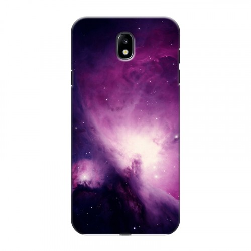 Дизайнерский силиконовый с усиленными углами чехол для Samsung Galaxy J7 (2017) Галактика