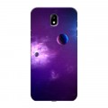 Дизайнерский силиконовый с усиленными углами чехол для Samsung Galaxy J7 (2017) Галактика