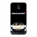 Дизайнерский силиконовый с усиленными углами чехол для Samsung Galaxy J7 (2017) McLaren