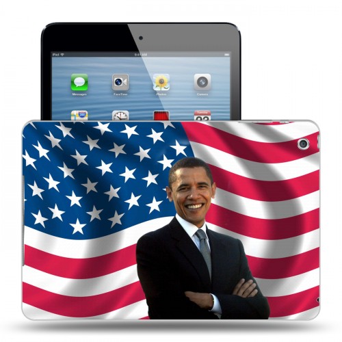Дизайнерский пластиковый чехол для Ipad Mini Барак Обама