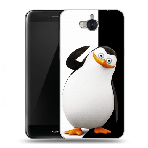 Дизайнерский пластиковый чехол для Huawei Y5 (2017) Пингвины
