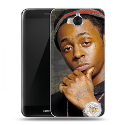 Дизайнерский пластиковый чехол для Huawei Y5 (2017) Lil Wayne
