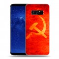 Дизайнерский силиконовый чехол для Samsung Galaxy Note 8 Флаг СССР 