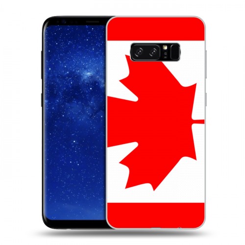 Дизайнерский силиконовый чехол для Samsung Galaxy Note 8 Флаг Канады
