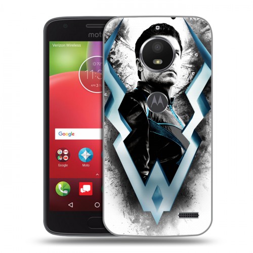 Дизайнерский пластиковый чехол для Motorola Moto E4 Сверхлюди
