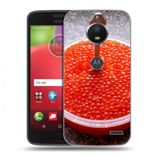 Дизайнерский пластиковый чехол для Motorola Moto E4 Икра