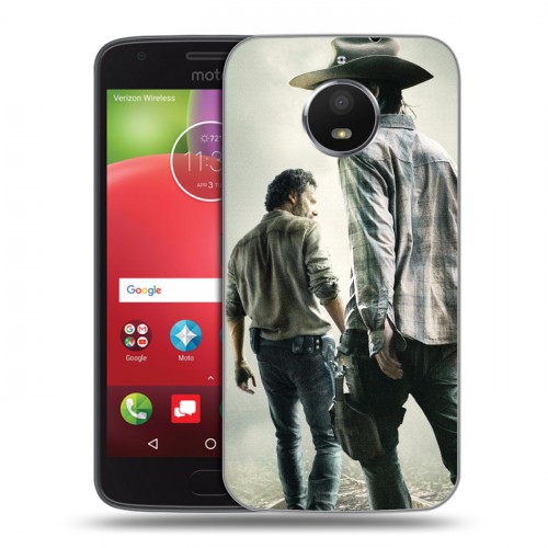 Дизайнерский силиконовый чехол для Motorola Moto E4 Plus Ходячие Мертвецы