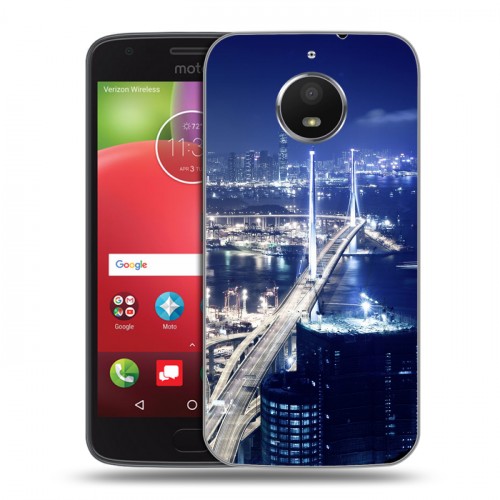 Дизайнерский силиконовый чехол для Motorola Moto E4 Plus Гонконг