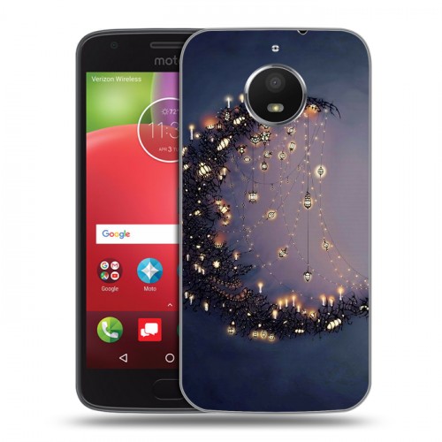 Дизайнерский силиконовый чехол для Motorola Moto E4 Plus хэллоуин