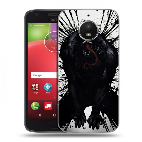 Дизайнерский силиконовый чехол для Motorola Moto E4 Plus Веном