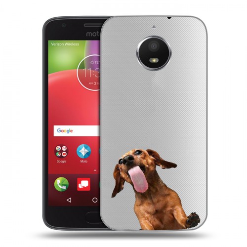 Дизайнерский силиконовый чехол для Motorola Moto E4 Plus Мятные звери
