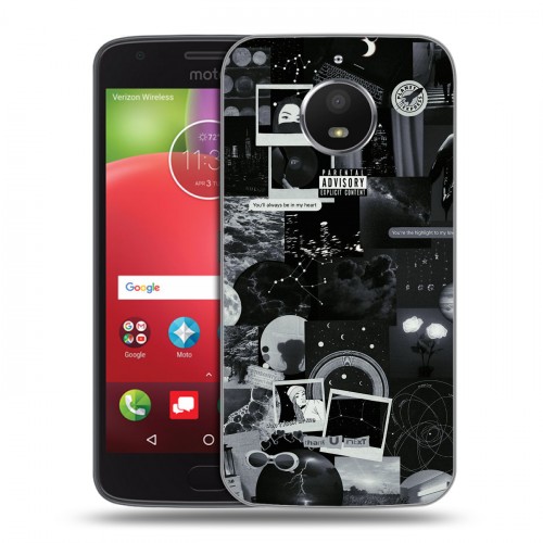 Дизайнерский силиконовый чехол для Motorola Moto E4 Plus Коллаж