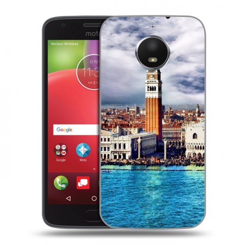 Дизайнерский силиконовый чехол для Motorola Moto E4 Plus Венеция