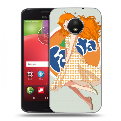 Дизайнерский пластиковый чехол для Motorola Moto E4 Plus Fanta
