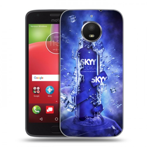 Дизайнерский пластиковый чехол для Motorola Moto E4 Plus Skyy Vodka