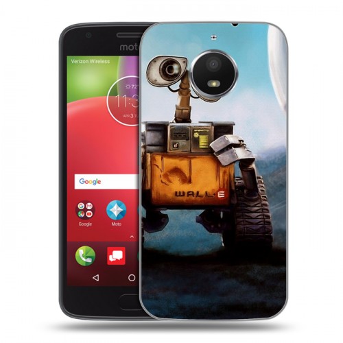 Дизайнерский силиконовый чехол для Motorola Moto E4 Plus Валли