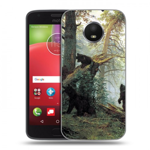 Дизайнерский силиконовый чехол для Motorola Moto E4 Plus
