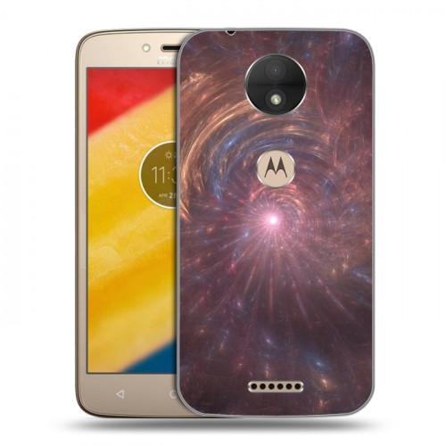 Дизайнерский пластиковый чехол для Motorola Moto C Абстракции Вращение