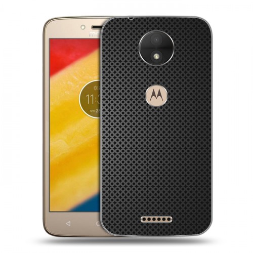 Дизайнерский силиконовый чехол для Motorola Moto C Металл