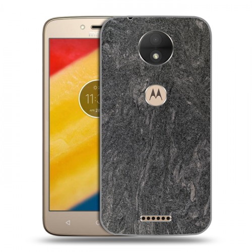 Дизайнерский пластиковый чехол для Motorola Moto C Мрамор текстура