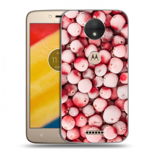 Дизайнерский силиконовый чехол для Motorola Moto C Ягоды
