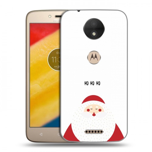 Дизайнерский пластиковый чехол для Motorola Moto C Happy 2020