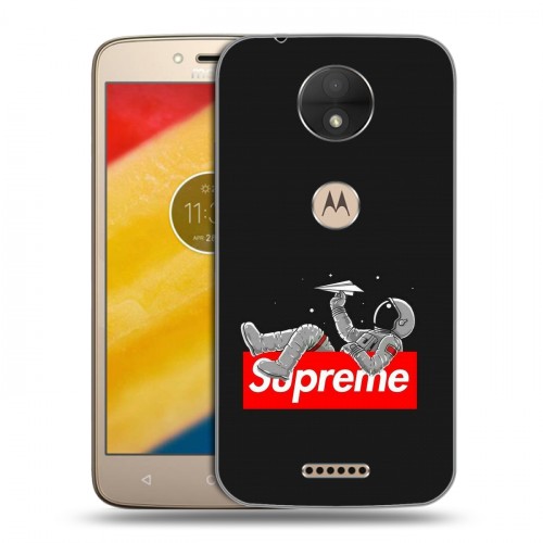Дизайнерский пластиковый чехол для Motorola Moto C Супер стиль