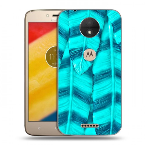 Дизайнерский силиконовый чехол для Motorola Moto C Контрастные перья