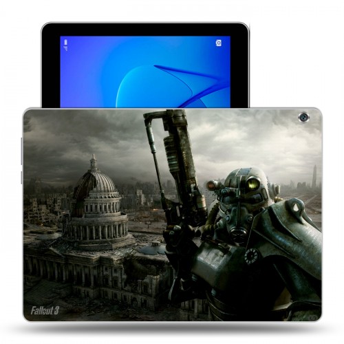 Дизайнерский силиконовый чехол для Huawei MediaPad M3 Lite 10 Fallout